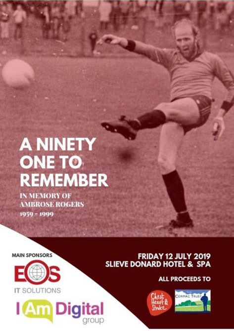 eosits's tweet photo. Wishing the very best to @AmbroseMemorial tonight at #ANinetyOneToRemember in memory of Ambrose Rogers. Doors open 7.30pm in the Slieve Donard Hotel &amp; Spa 🔴⚫️ #ProudSponsors https://t.co/14ReROBM3q