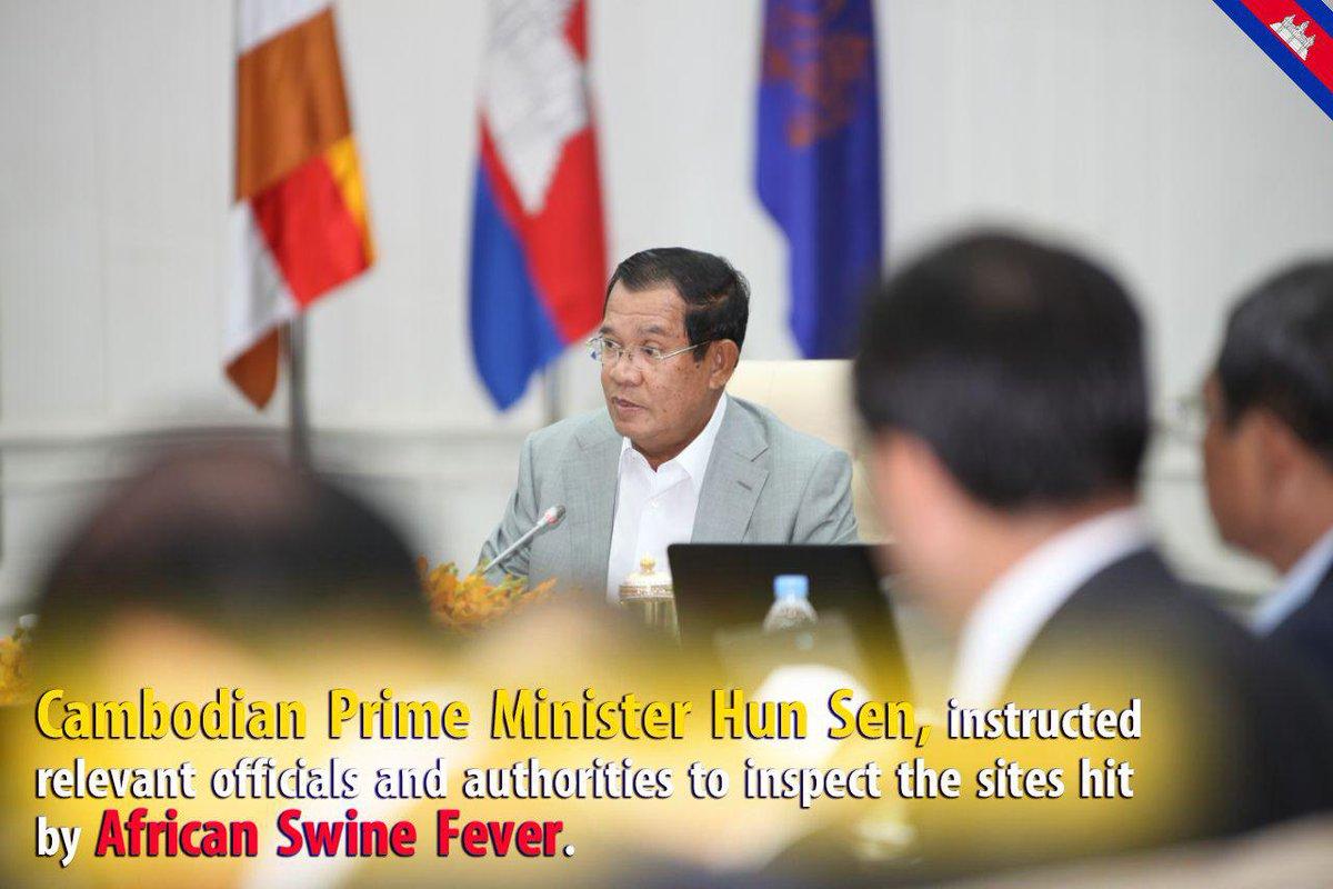 cambodiafirst1's tweet photo. #Cambodian Prime Minister @hunsencambodia, instructed relevant officials and #authorities to inspect the sites hit by #African Swine Fever.
========
#HunSen #Cambodia #កម្ពុជា #Peace #Development https://t.co/1WRoHxEbx8