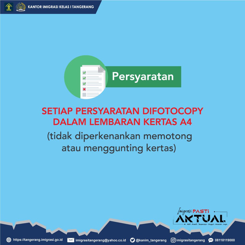 Cara Buat Paspor Di Kantor Imigrasi Tangerang - Membuat Itu