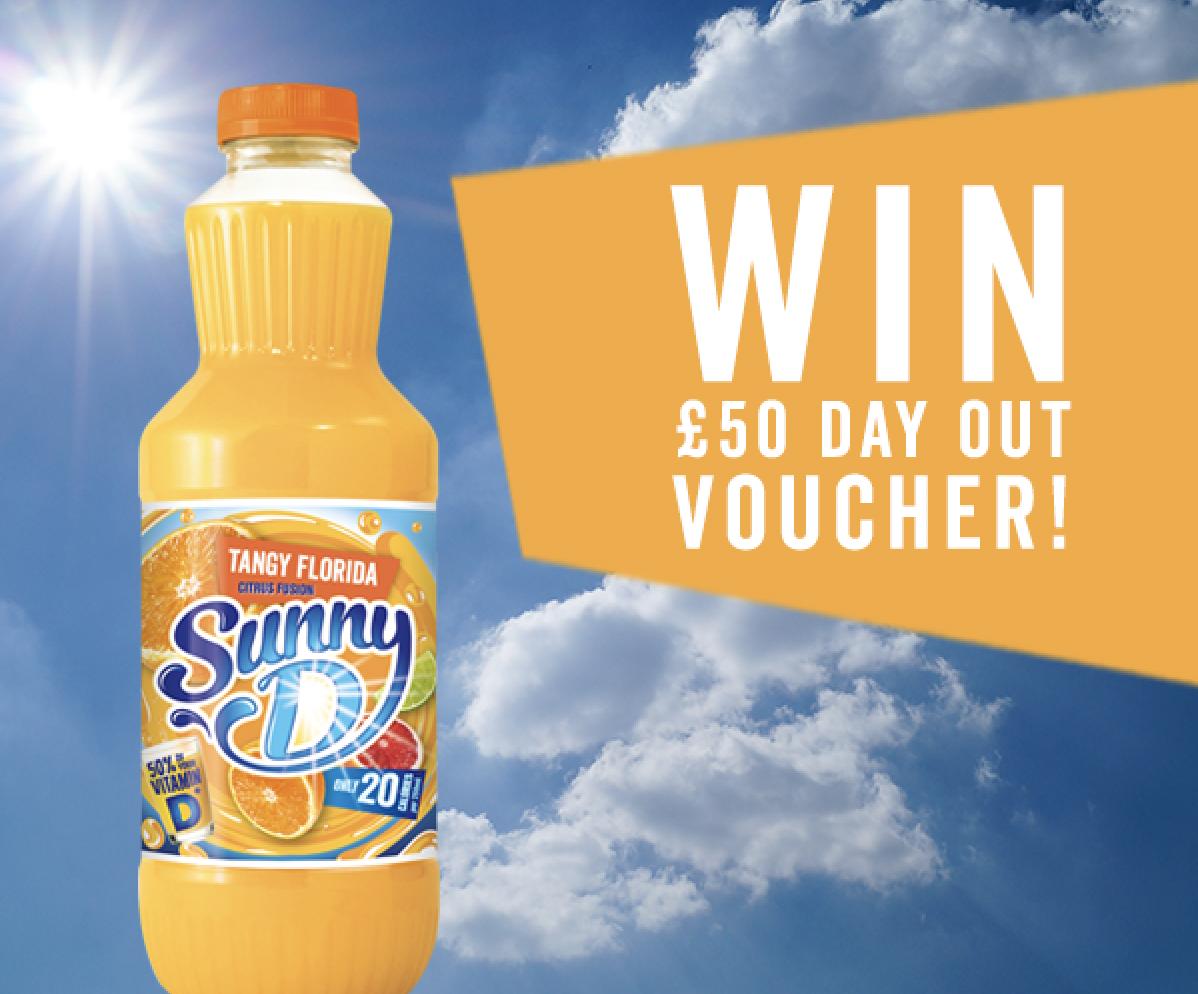 SunnyD_UK's tweet photo. Follow, Retweet &amp; Reply for the chance to Win a £50 Day Out Voucher!!!

What would your perfect summer's day out be?! Ends 9am 19/07, UK Entrants Only, T&amp;Cs Apply #FreebieFriday https://t.co/EWMAPma87q