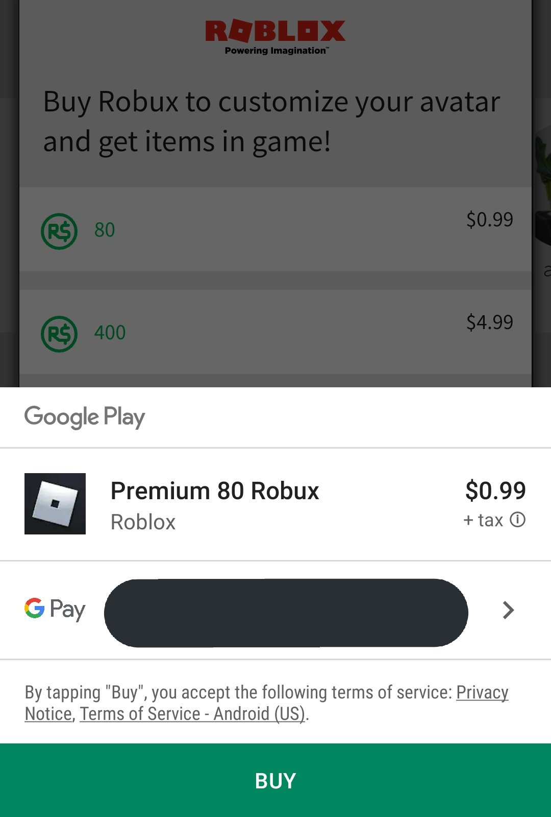 Bloxy News On Twitter Bloxynews When Purchasing Robux From The Roblox Mobile App The Name Of The Purchase Is Called Premium Robux - how to biy robux