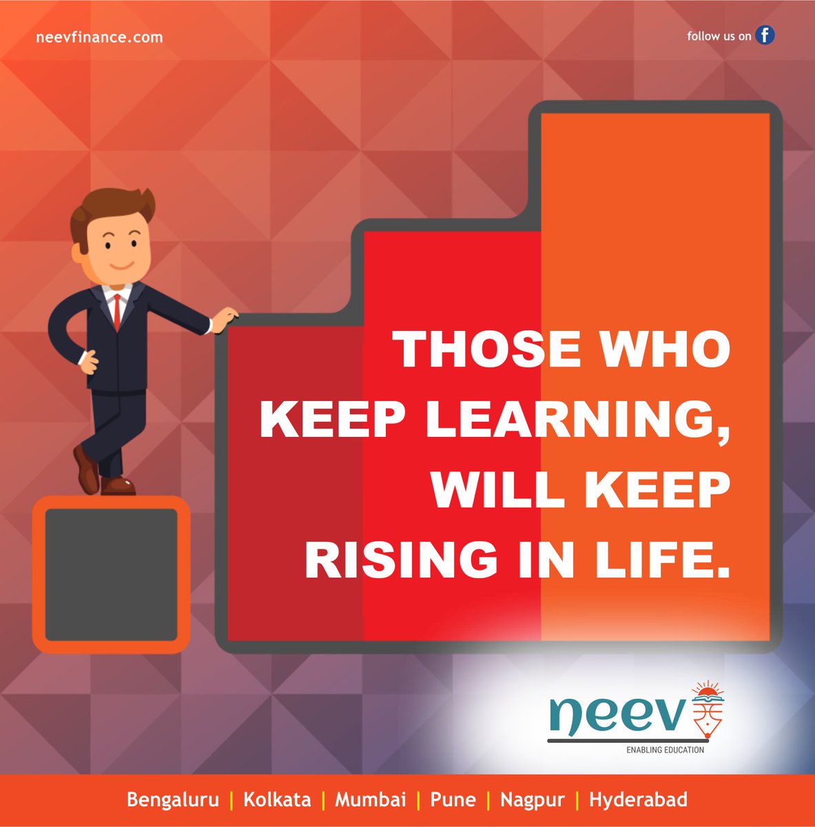 NeevFinance's tweet photo. dont stop your growth!!! Keep learning, keep rising!
#neev #educationloan #vocationaltraining #executivecourses https://t.co/HLMoqXIWw7