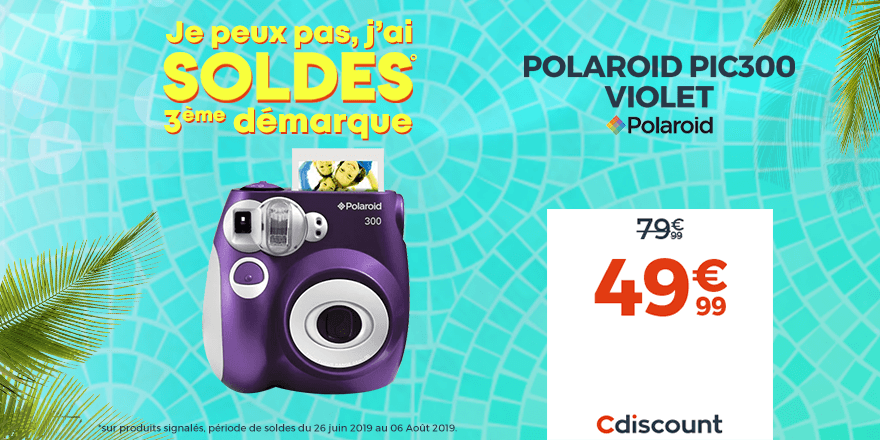 Cdiscount's tweet image. #JePeuxPasJaiSoldes
#Soldes2019

Appareil photo instantané compact 📸
➡️ bit.ly/2JrMKlG