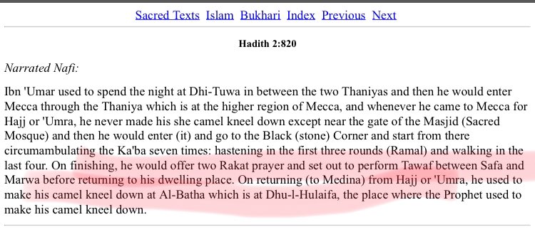 60/n More parts of Bukhari’s Hadith in snippet talk of the high mountain & passage. 2.815,2.820, 4.227, 4.231Pray pl tell me where are they in Mecca of today?
