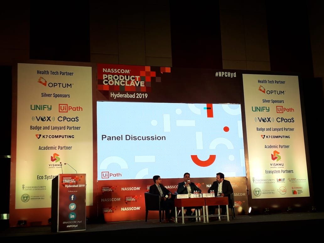 RBT_Original's tweet photo. Panel Discussion on #AutomateToScale with Mr. Siddharth Malani, Owner of Shree Malani Foams and Mr. Amit Sharma Director of @ericsson at #NASSCOM Product Conclave - Hyderabad...
Meet #Raybiztech at #NPCHyd
#NPCHyderabad #NPC2019 #NASSCOMEvents @NASSCOM_Hyd https://t.co/3EZfikJH2Y