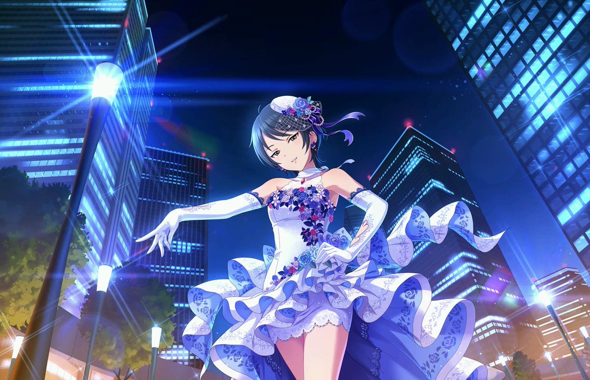 Deresute デレステ Eng The New Cool Ssr Idol Is Rumi Wakui Visual Is Her Highest Stat Her Skill Is Concentration