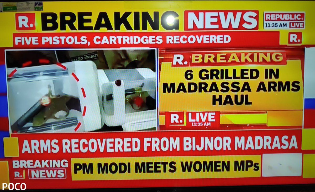 BHARDVAZ's tweet photo. #TerrorMadrassas #SecularTerror #peacekeeping शांति ट्रेनिंग संस्थान से शांति यंत्रों की बरामदगी। #lutyensmedia शांति प्रार्थना में व्यस्त। #सिकुलरिज्म https://t.co/J9SOYbYt94