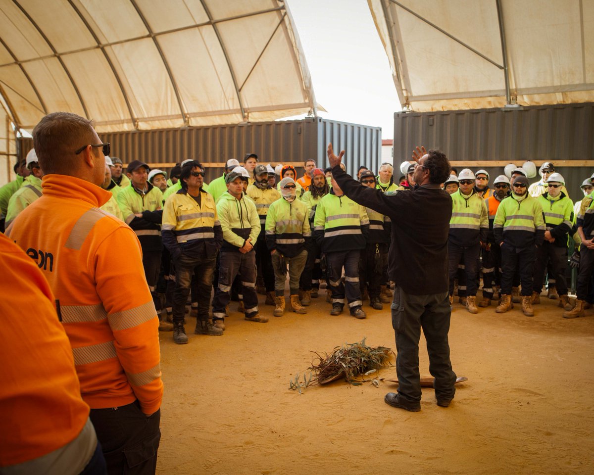 Our Yatpool solar farm took time to honour traditional owners the Milawa Mallee people yesterday during a smoking ceremony performed by Elder William Hannah. A big thank you to everyone who participated #NAIDOC2019