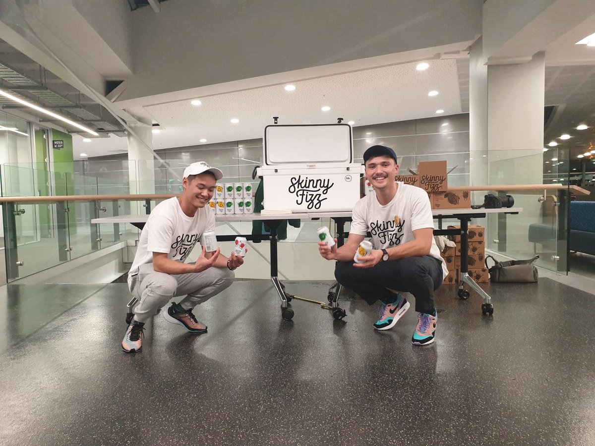 <a href="/SkinnyFizzNZ/">SkinnyFizz</a> is here with the drinks! 😍🥳