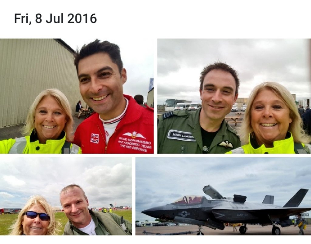 coombes_angie's tweet photo. @mikesaltsman194 @rotorladylesley @Peter34080554 @Adrianchard72 @cbullocean46 @benwaguk @loadmastersrock I can't wait, I've been getting reminders on my phone from previous RIAT's ๐ฉ๐ 2016 was one of the best #F35 #lightening #Lingy https://t.co/NHXGCuICzG