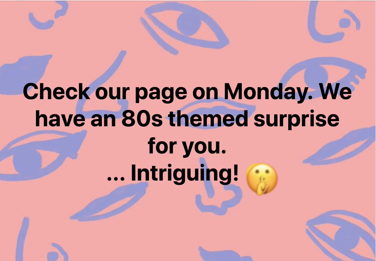 Born_Hybrid's tweet photo. Check our page on Monday... we have an 80s themed surprise for you. #BreakKickstarter #80s #eighties #1980s #Kickstarter #Kickstartercomingsoon @BestofKickstart https://t.co/TTDRYLIvvR