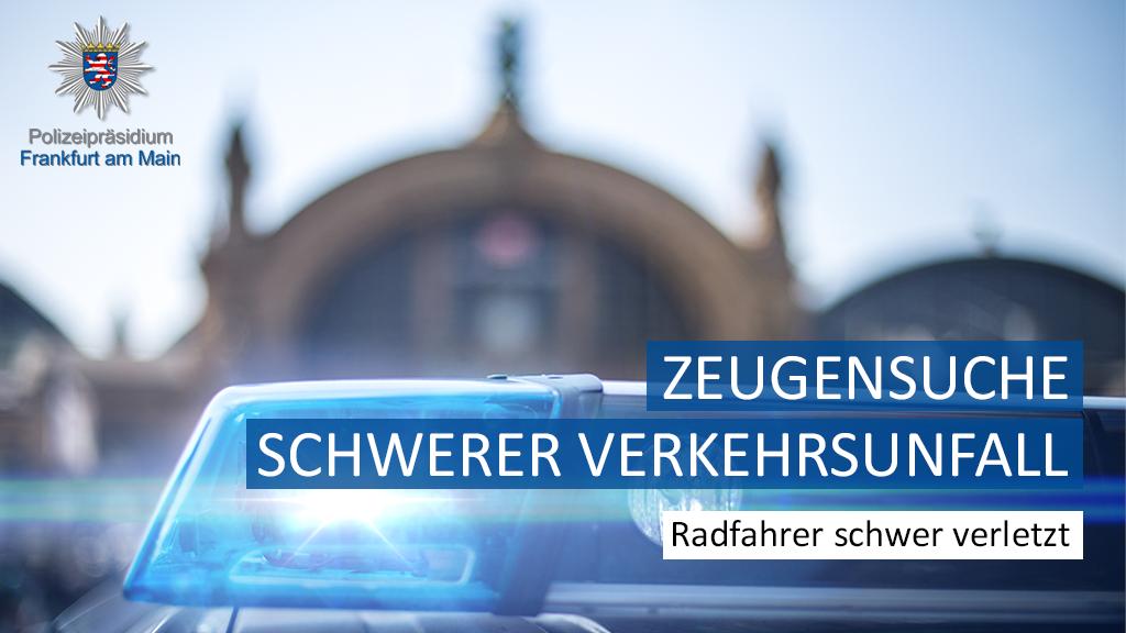 Polizei_Ffm's tweet image. ▬ ZEUGENSUCHE ▬

❗  BITTE RT ❗ 

#Radfahrer nach Unfall lebensbedrohlich verletzt.

➡️ Wir suchen dringend Zeugen nach einen #Unfall mit schweren Folgen für einen Radfahrer.

➡️ Weitere Infos dazu: presseportal.de/blaulicht/pm/4… 

// #Frankfurt #Gerbermühlstraße #Osthafenbrücke