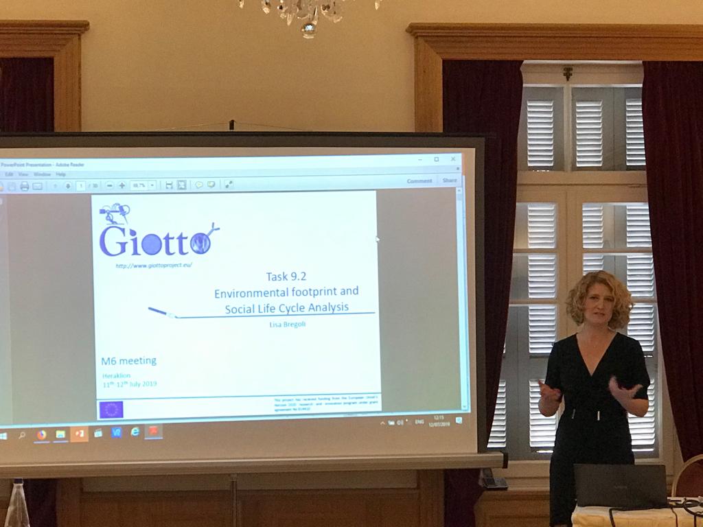 "We have to take care about the #environmental footprint of our research activity and deeply analyse the Social Life Cycle" explains Lisa Bregoli from beWarrant <a href="/WarrantHub/">Tinexta Innovation Hub</a> at the <a href="/giottoproject/">giottoproject</a> 1st Technical Meeting #LCA #H2020