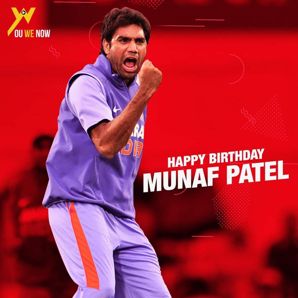 Wish you a very happy birthday Munaf Patel.  