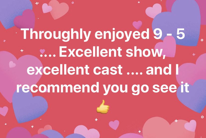 ELTCo's tweet photo. What amazing opening night feedback for 9 to 5 the musical running until 20 July at @ExeterBarnfield. Don’t miss out on coming to watch. https://t.co/79FiomhTQc

#9to5Exeter #exeter #theatre #devon #whatsondevon #inexeter #exploringexeter #exeterhour #devonhour https://t.co/M0mwtsEhNl