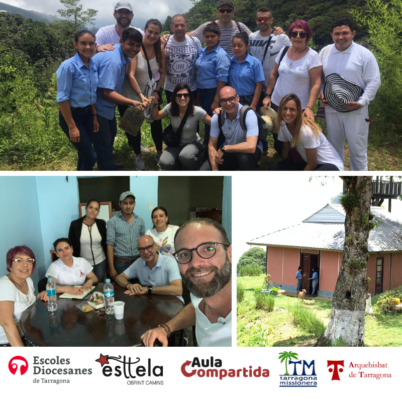 fsfructuos's tweet photo. HONDURES 2019 | No fa ni 24h que els nostres companys están a #Hondures però ja s'han posat treballar! Ja es troben a la escola agrària de la Sierra del Merendón! Mons. Lluís Solé i el P. José Vicente Nacher els acompanyen! #Esttela #EDT #AulaCompartida @missionstgn @McsTgn https://t.co/qBDB8IaD3D
