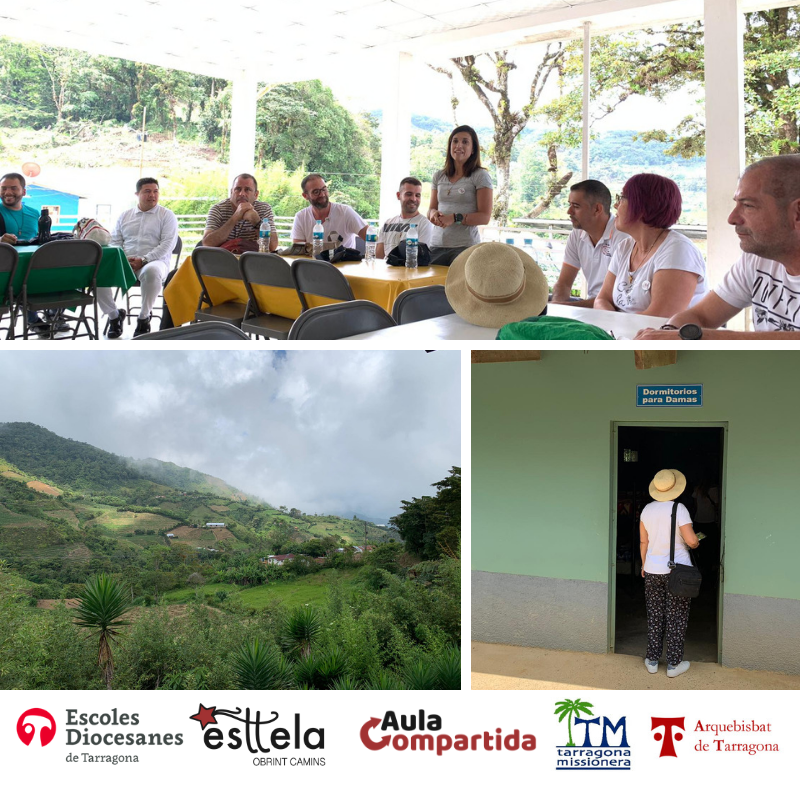 fsfructuos's tweet photo. HONDURES 2019 | No fa ni 24h que els nostres companys están a #Hondures però ja s'han posat treballar! Ja es troben a la escola agrària de la Sierra del Merendón! Mons. Lluís Solé i el P. José Vicente Nacher els acompanyen! #Esttela #EDT #AulaCompartida @missionstgn @McsTgn https://t.co/qBDB8IaD3D