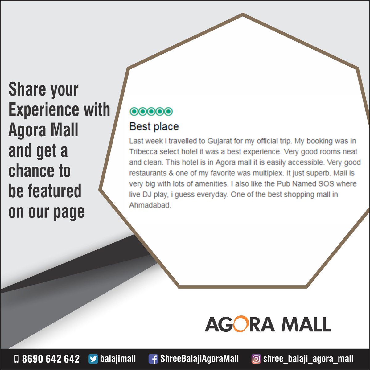 Agoramall3's tweet photo. Share your Experience with Agora Mall and get a chance to feature on our page
#agoramall #ahmedabad #onlineshopping #store #shoppingday #shoppingtime 
#shoppingaddict #shop #shoppingtherapy #shoppingbags #shoppings🤩 #shoppingcentre #monsoon #rain #india #nature https://t.co/mIkJOiGNxO