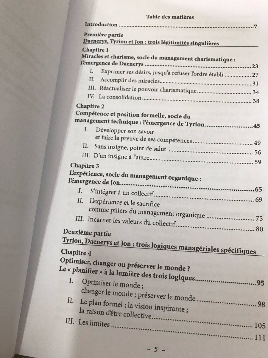MehouachiC's tweet photo. Aller chercher les leçons de management et de leadership dans Games of Thrones! Marine Aguogué et Cyril Sardais l’ont fait! Désormais on peut enseigner le style « Daenerys », « Tyrion » et « Jon » 😁 https://t.co/7PWDhCpowG