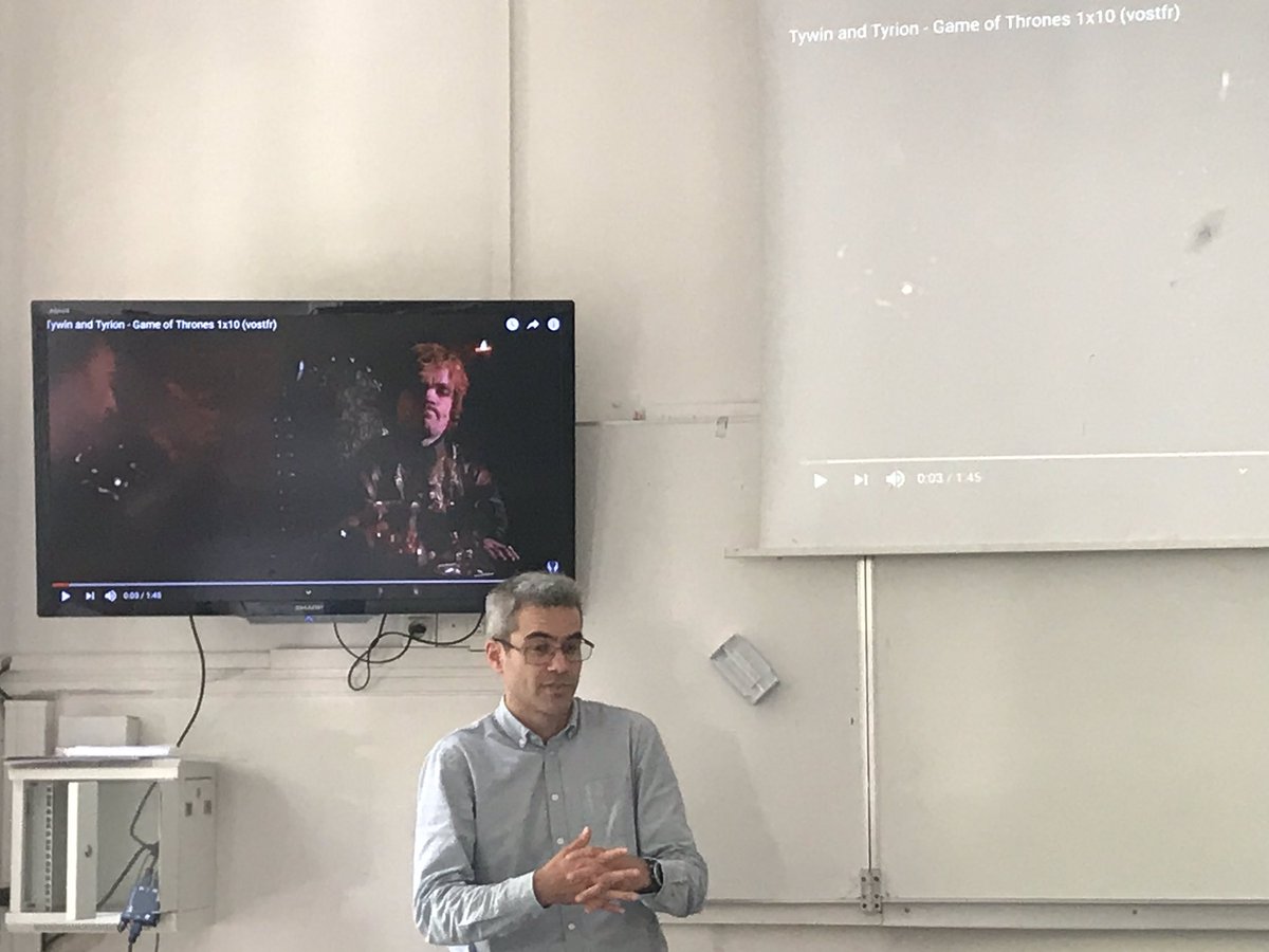 MehouachiC's tweet photo. Aller chercher les leçons de management et de leadership dans Games of Thrones! Marine Aguogué et Cyril Sardais l’ont fait! Désormais on peut enseigner le style « Daenerys », « Tyrion » et « Jon » 😁 https://t.co/7PWDhCpowG