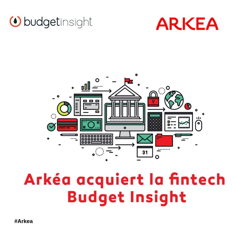 Galitt_officiel's tweet photo. #Arkea se paie #BudgetInsight !
#BudgetInsight #CréditMutuelArkéa #FinTech #Acquisition #Partenariat #OpenBanking #DSP2 #API
https://t.co/kO9EkdLZf1 https://t.co/dpy2OrWOQC