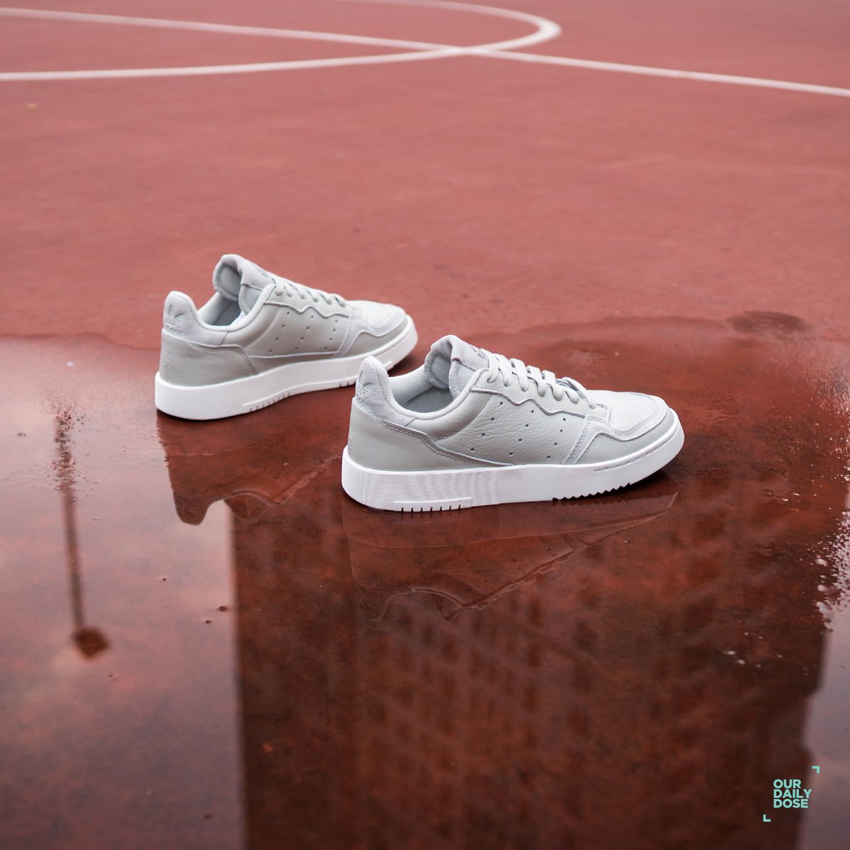 adidas supercourt ash silver