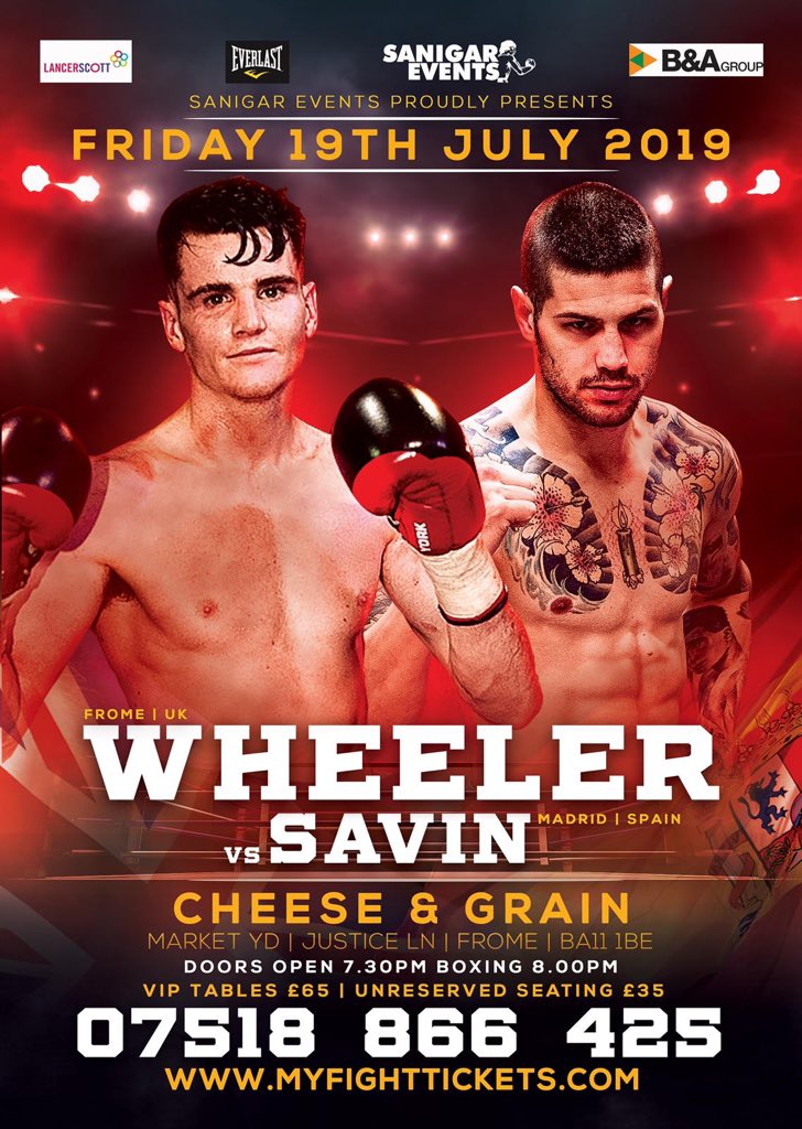 OneRyanWheeler's tweet image. 1️⃣ Week Today 🥊

Professional Boxing Returns To Frome 

Limited tickets available 
📞 07518866425