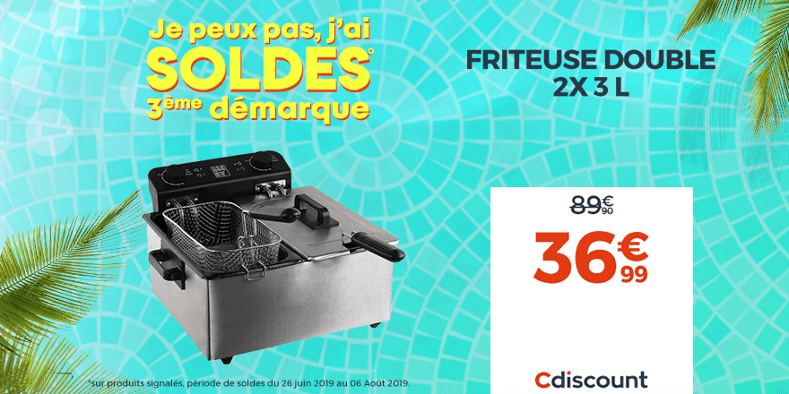 Cdiscount's tweet image. #JePeuxPasJaiSoldes
#Soldes2019

Jusqu'à 1,6 kg de frites 🍟🍟🍟🍟🍟🍟🍟🍟🍟🍟🍟🍟🍟🍟🍟🍟🍟🍟🍟🍟🍟🍟🍟🍟 (environ)
➡️ bit.ly/32kr7ve