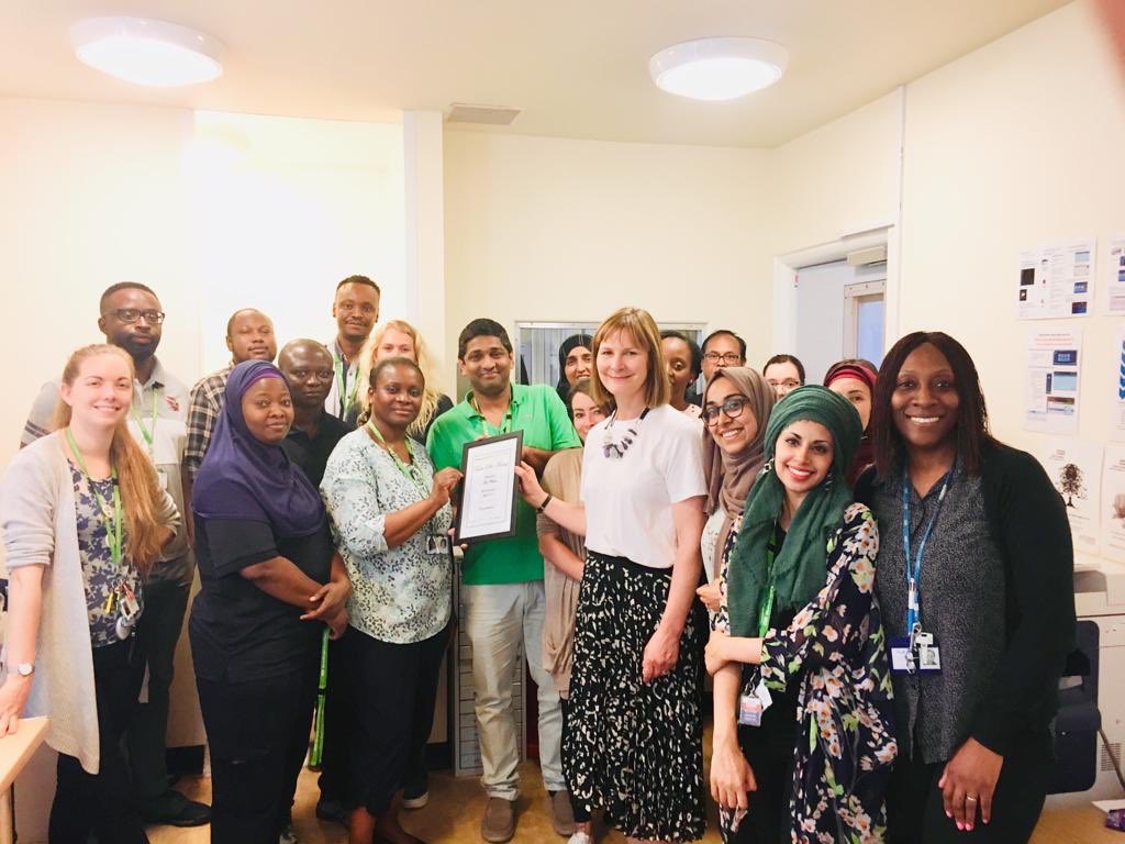 Janice Mawaka-Muradzikwa (@janice_tige) on Twitter photo A big well done to all <a href="/AshWard2019/">Ash Ward</a> for receiving the #teamofthemonth #award thank you <a href="/maryelford/">Mary Elford</a> for presenting this to us #improvedmdtworking #teamwork #makesthedream <a href="/acharya_priya/">Priya Acharya</a> <a href="/Don_Taps/">Don Tapfumaneyi</a> @hozadolly <a href="/NHS_ELFT/">East London NHS Foundation Trust (ELFT)</a> <a href="/ElftOt/">ELFT Occupational Therapy Services</a> <a href="/WillsherAlice/">Alice Willsher</a> <a href="/NavinaEvans/">Dr Navina Evans</a> A big well done to all <a href="/AshWard2019/">Ash Ward</a> for receiving the #teamofthemonth #award thank you <a href="/maryelford/">Mary Elford</a> for presenting this to us #improvedmdtworking #teamwork #makesthedream <a href="/acharya_priya/">Priya Acharya</a> <a href="/Don_Taps/">Don Tapfumaneyi</a> @hozadolly <a href="/NHS_ELFT/">East London NHS Foundation Trust (ELFT)</a> <a href="/ElftOt/">ELFT Occupational Therapy Services</a> <a href="/WillsherAlice/">Alice Willsher</a> <a href="/NavinaEvans/">Dr Navina Evans</a>