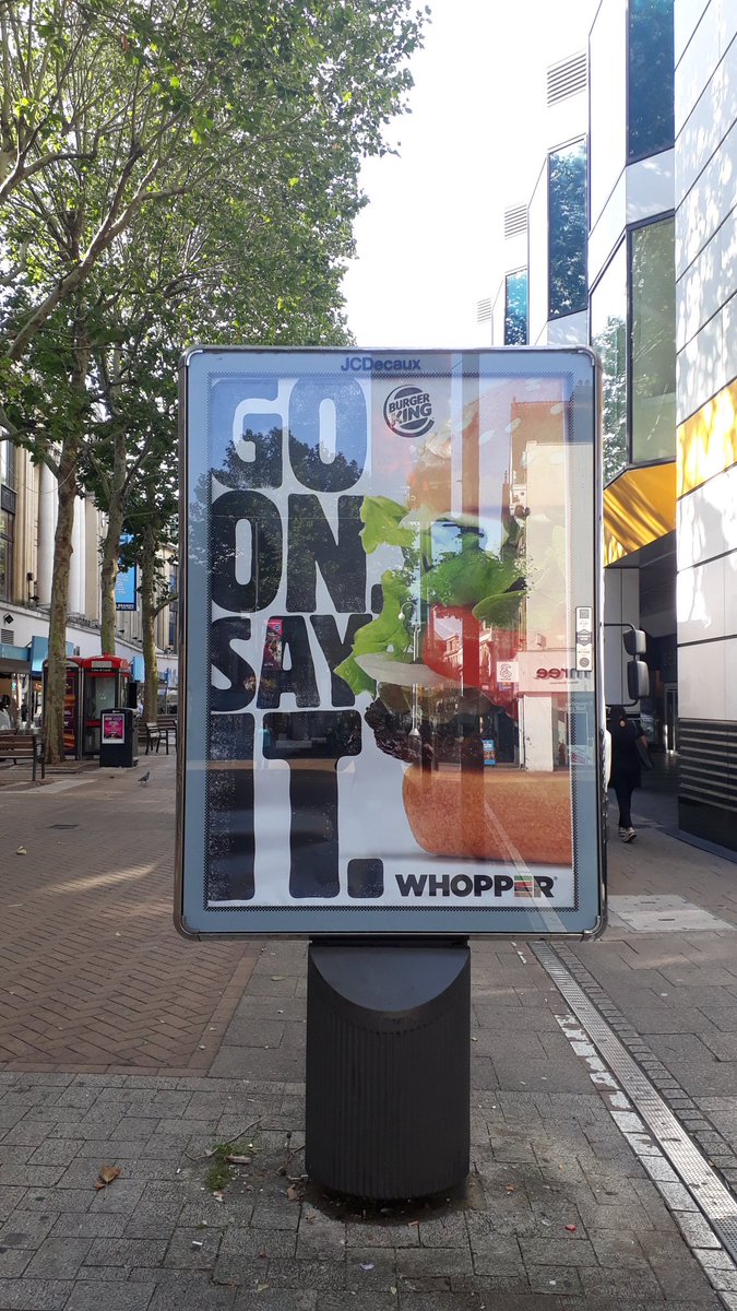 Love this #font and using it full page !!! What a #whopper