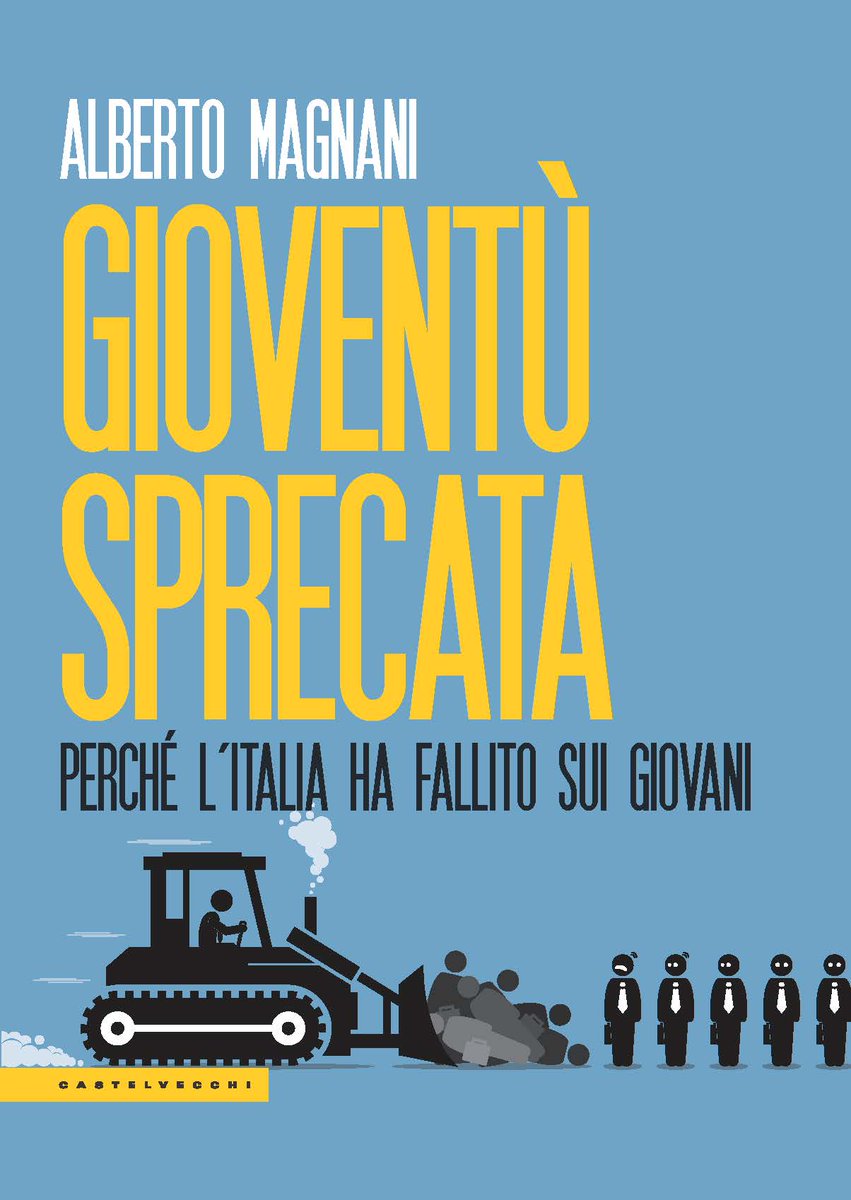 AlbMagna17's tweet photo. Cosa rischia un paese che ha smesso di investire sui giovani? Provo a raccontarlo in Gioventù sprecata, il mio libro per @CastelvecchiEd sulla questione generazionale in Italia. Con i (preziosi) interventi, fra gli altri di @AleRosina68 e @FabioSdogati https://t.co/obz7K2hwxI