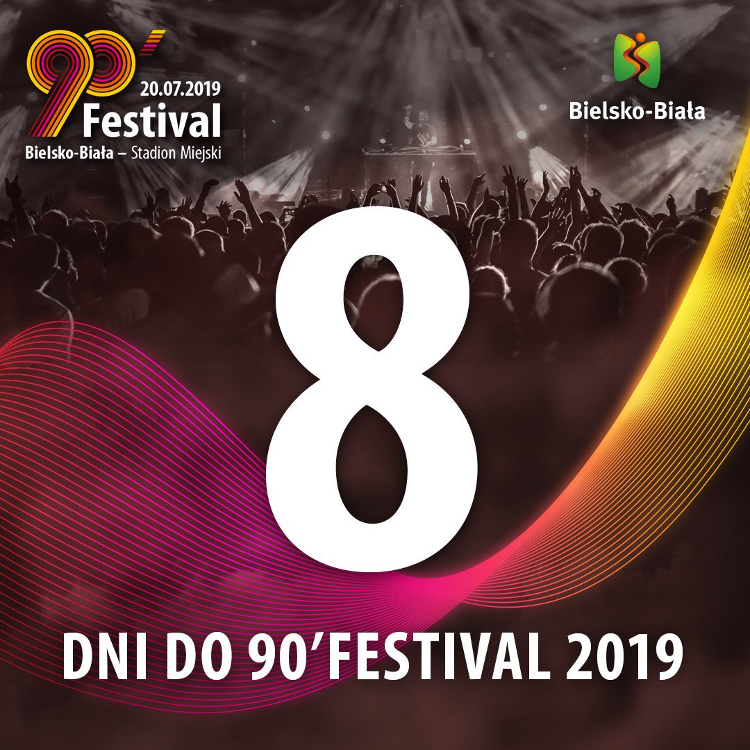 90festivalpl's tweet photo. ❗️WIELKIE ODLICZANIE TRWA❗️
⏳ #90Festival2019 - Wracamy do domu! ⏳
Za 7️⃣ dni o tej porze będziemy się bawić na #StadionMiejski @Wbielsku 🔥
Bilety na wydarzenie dostępne na ➡️ https://t.co/gd1SICJ578
#90festival #event #silesia #bielskobiała #90f https://t.co/1IdPLHHSwn https://t.co/o1cuY45iud
