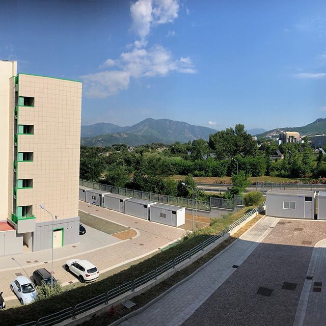 My view of the Athletes village.