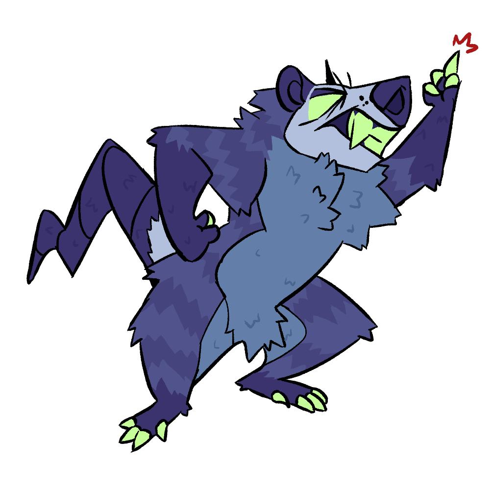 tyrennosaur's tweet photo. new opossum oc named gutter
#furry #furries #furryart #opossum #trashrat #marsupial https://t.co/AR9KD99Men
