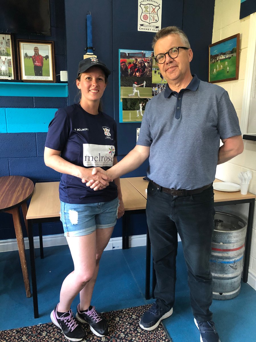 We are proud sponsors of <a href="/SkelmersdaleCC/">Skelmersdale & Dalton CC</a> ladies team this season! Our Technical Director Ged Tromp with ladies captain Eve Loftus #ladiescricket #qualitywithoutcompromise