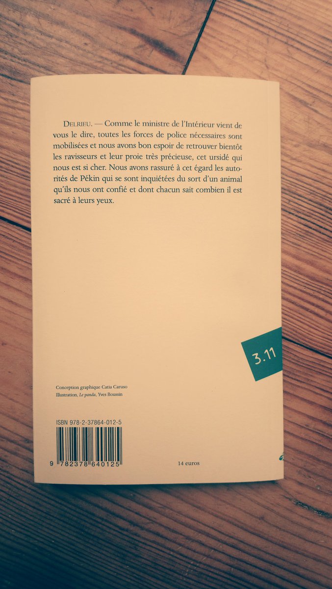 JP_Plekpot's tweet image. L'animal politique est d'actualité #rugygate. "Tout gris et blanc rosé, il pèse déjà douze kilos." (p. 17) Il est rondouillard, sympathique mais a disparu...
Vous en avez assez du #homardmatuer ? Essayez le #pandagate de Jean-Noël Jeanneney chez @portaparole #VendrediLecture
