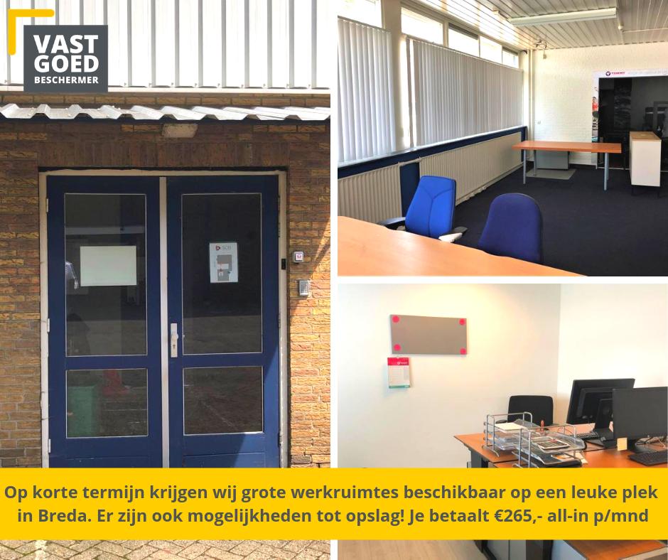 devgb_nl's tweet image. Je eigen #kantoor in een van de gezelligste steden van Brabant? Wij krijgen grote #werkruimtes beschikbaar in #Breda! Je krijgt 50 m² tot je beschikking, en er is ruimte voor #opslag. Tevens zijn er eigen #parkeerplaatsen aanwezig. Interesse? bit.ly/2YQgy0u