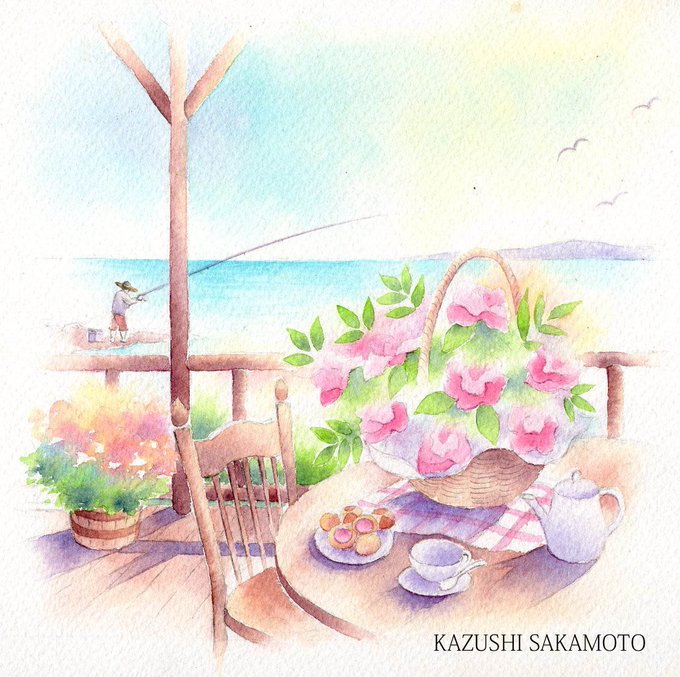ウッドデッキのtwitterイラスト検索結果