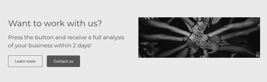 We thought and decided to do a poll - how much information in the block affects the effectiveness of the CTA? 
🧐😃Choose an example of a prototype that you think is more attractive.
#quizeoftheday