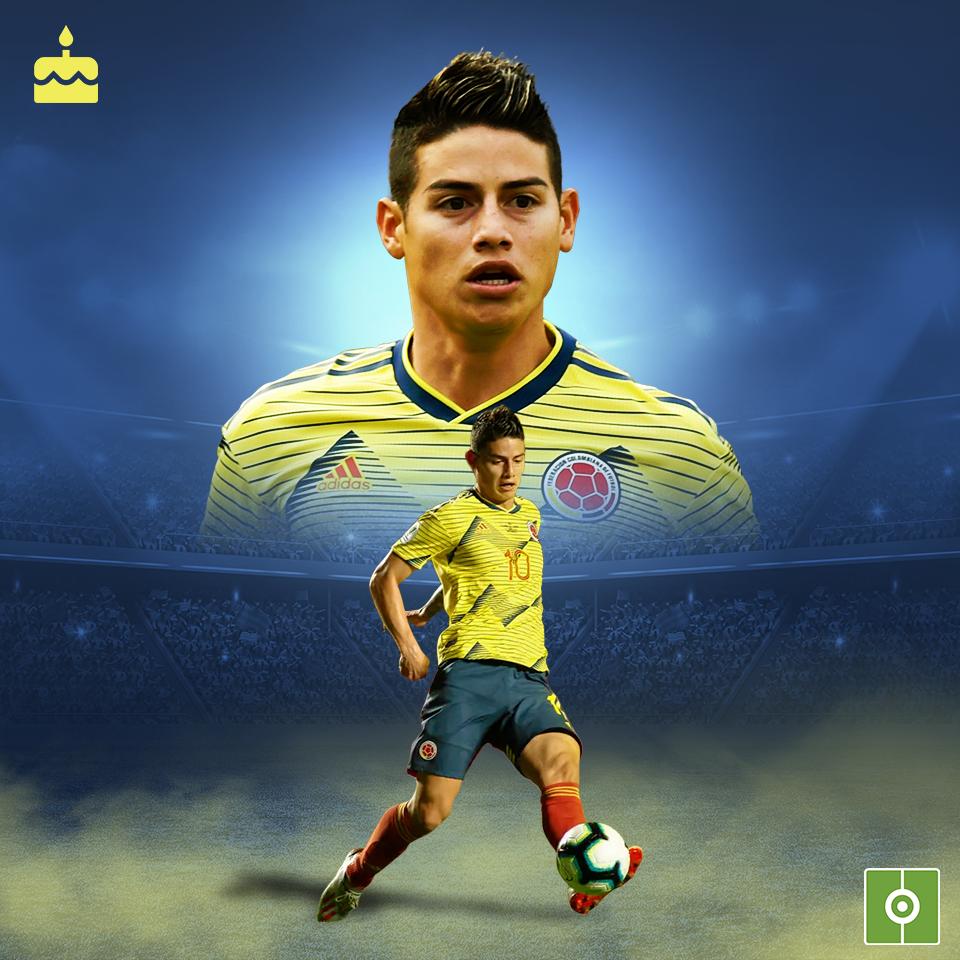 James Rodriguez is celebrating his 28th birthday today. Happy birthday!   