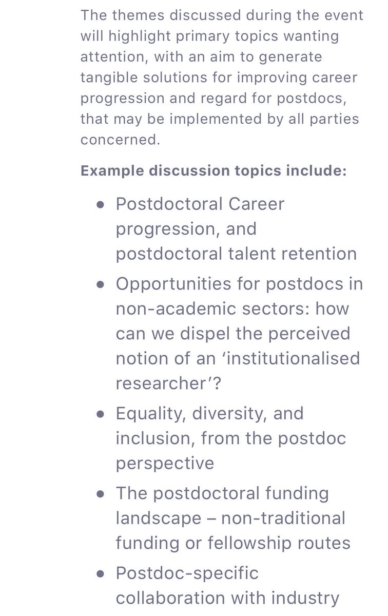 westwoodsam1's tweet image. If would like a hand in shaping postdoc culture for the better, then please register for the 2nd National Postdoc Meeting: Shaping Postdoc Culture on Friday 13th September 2019 in London. Register here eventbrite.co.uk/e/shaping-post… @CamPostdocs @londonpostdocs