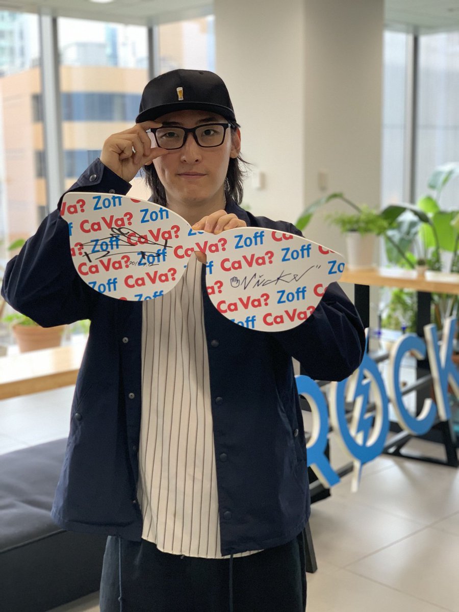 ビッケブランカ さんがZoffのオフィスへ遊びにきてくれました🕶Zoff