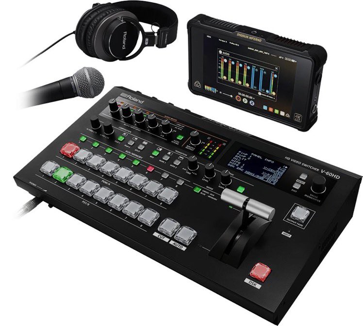 We listened and announce #V60HD #PlugAndPlay production switcher New firmware 2.5 Update⁠.
Supports #Panasonic #Canon #PTZ control adding to #JVC ptz control.

Additional Functions
•Operating  #RCS using a #MIDI control
• Camera control using a #game #controller