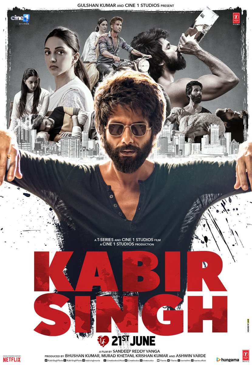 Little late but finally watched #KabirSingh
Outstanding acting by @shahidkapoor.. 
@Advani_Kiara =Grace
Direction by @imvangasandeep
is Superb
Special mention to #SohamMajumdar 

#ShahidKapoor shud consider massy roles and break his own records now

⭐⭐⭐⭐1/2

#KabirSinghReview