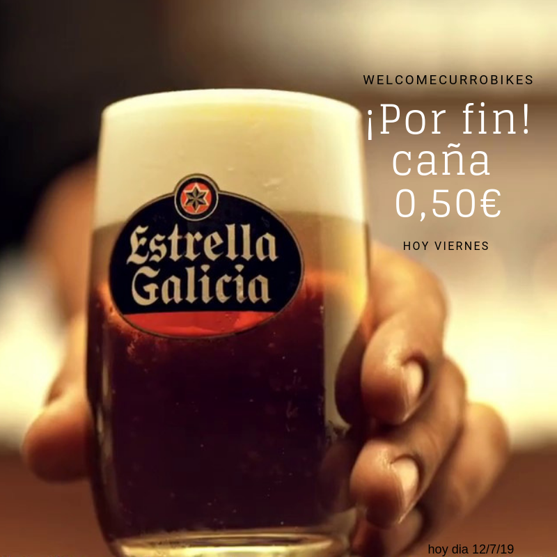 ¡Por fin! caña 0,50€
-
-
Follow &amp; Tag <a href="/currobikes/">currobikes</a>
-
-
#currobikes #campos #mallorca  #caña #amigos #estrellagalicia