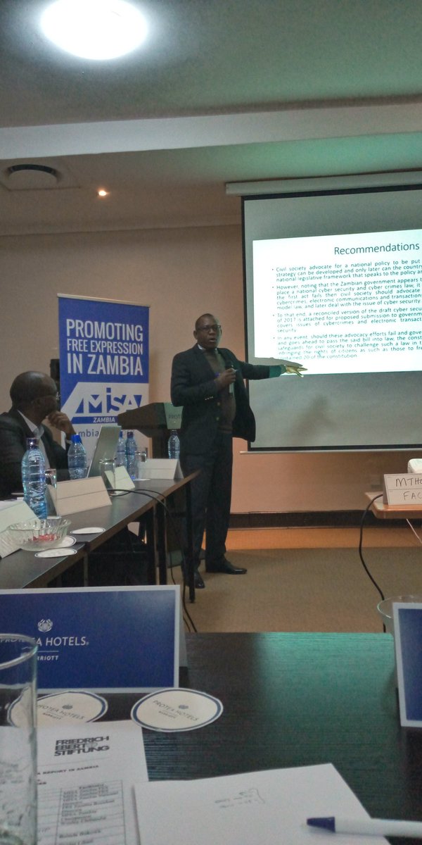 KleinEthiens's tweet photo. Daniel Libati making a presentation on cyber regulation.
@misazambia1 https://t.co/eq2oycWtIo