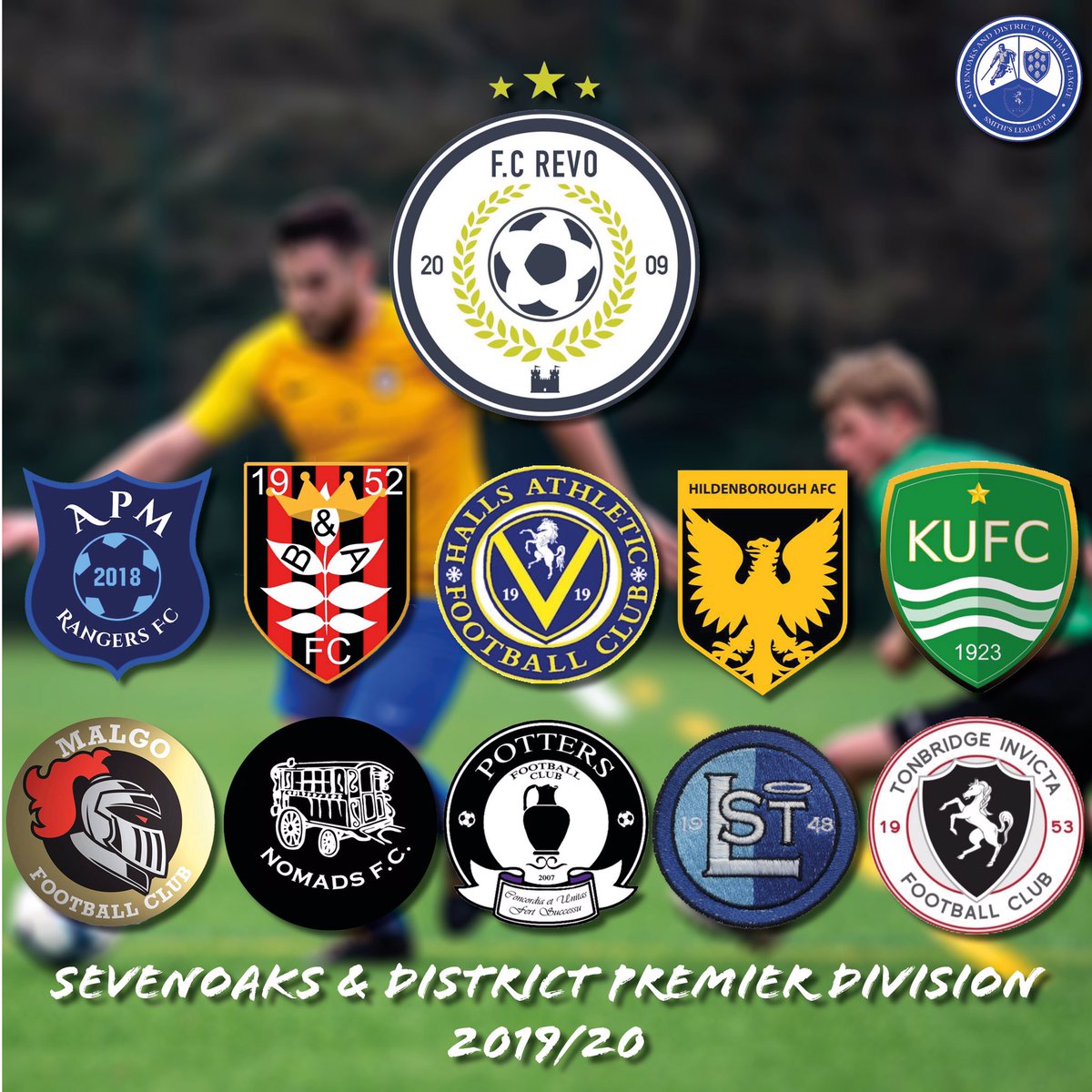 📈19/20 LEAGUE CONSTITUTION

We’ll be playing in the Sevenoaks &amp; District Premier Division next season.

Here’s who we will be facing 🔽

🔵⚪️