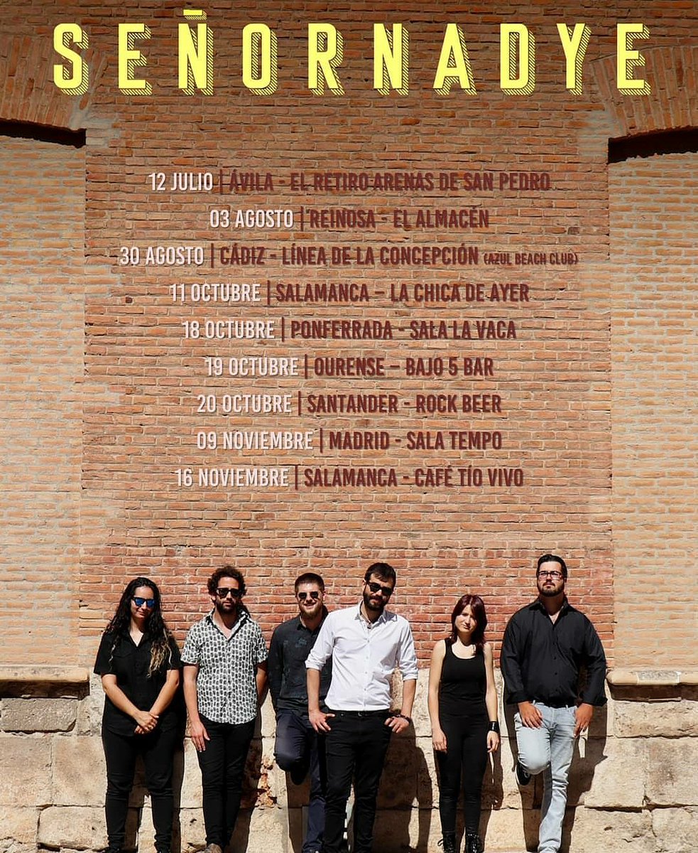 Acordesmusical1's tweet photo. Empieza la Gira de @SenorNadye "Cuando todo explote" Deseado estamos de verlos en directo haciendo lo que mejor saben hacer que no es otra cosa que musicaza de la buena
¡Id viendo donde vais que lo vais a gozar!
#señornadye #gira #cuandotodoexplote https://t.co/6aWqMSwRfp