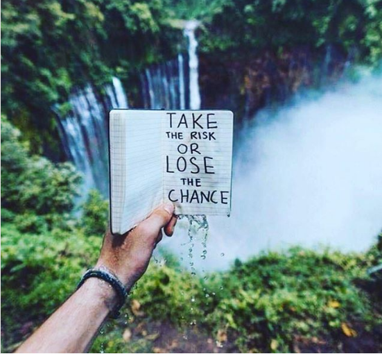 HealthyDoors's tweet photo. Take the risk or lose the chance! 🔥 #Motivation #HealthyDoors https://t.co/fHfL3Pxcd1