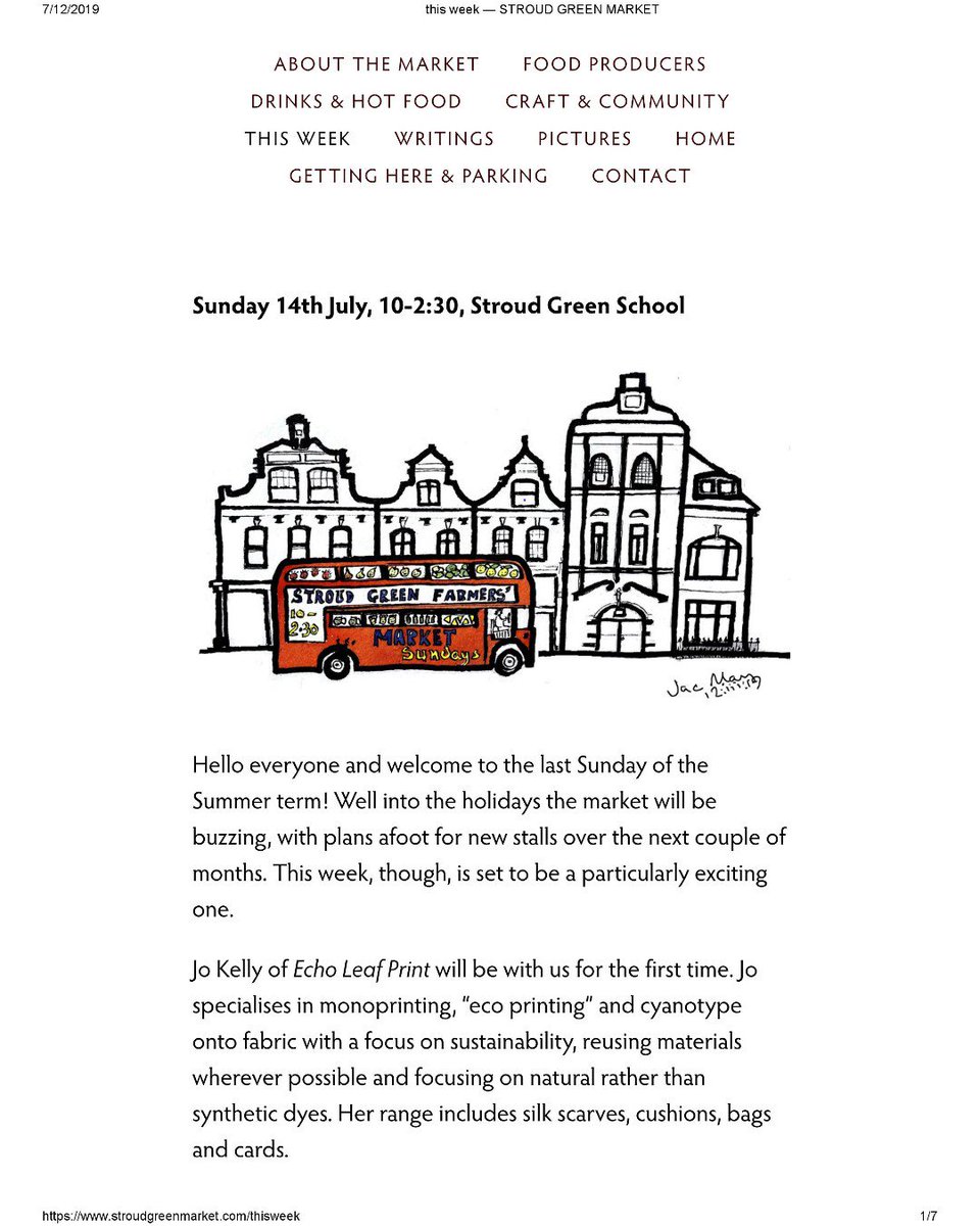 Stroud Green Market (@stroudgrmarket) on Twitter photo Here's a clever screenshot of our newsletter, or the first page of it at least. The whole thing with details of all 25 stalls is to be found at stroudgreenmarket.com/thisweek #stroudgreenmarket #stroudgreen #northlondon #farmersmarket @dinhdins <a href="/breadbybike/">Bread by Bike</a> <a href="/perrycourt/">anne cheeseman</a>.farm Here's a clever screenshot of our newsletter, or the first page of it at least. The whole thing with details of all 25 stalls is to be found at stroudgreenmarket.com/thisweek #stroudgreenmarket #stroudgreen #northlondon #farmersmarket @dinhdins <a href="/breadbybike/">Bread by Bike</a> <a href="/perrycourt/">anne cheeseman</a>.farm